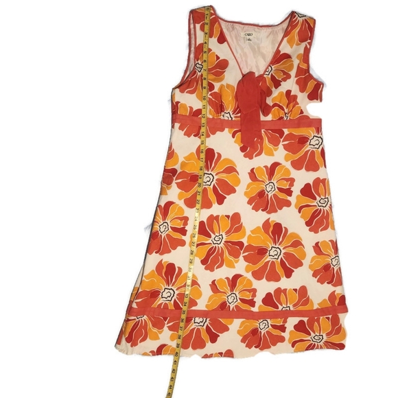 Cato Size 14 White Fit and Flair Sundress with Floral Pattern - Picture 15 of 16